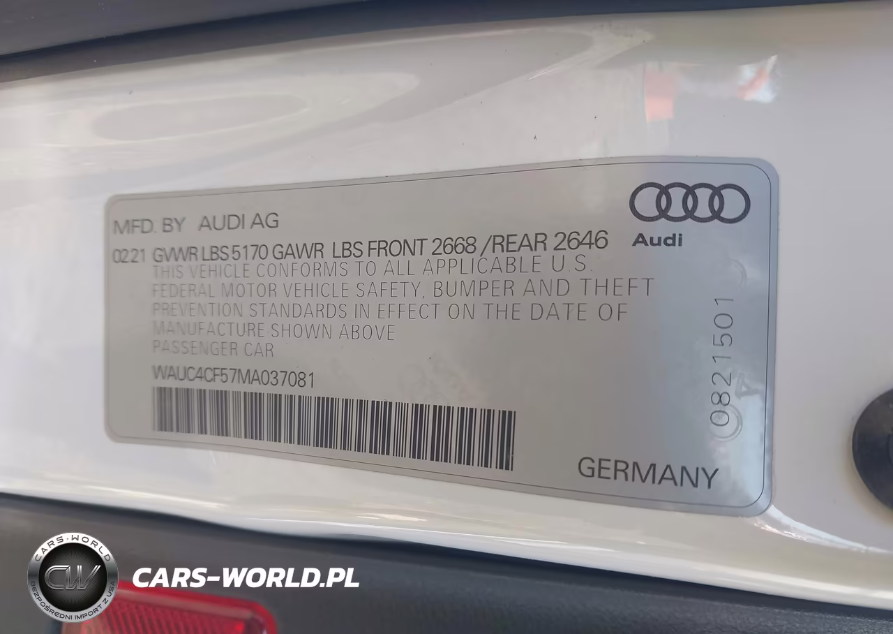 2021 Audi S5 Sportback Premium Plus Tfsi Quattro Tiptronic VIN:WAUC4CF57MA037081 - 9