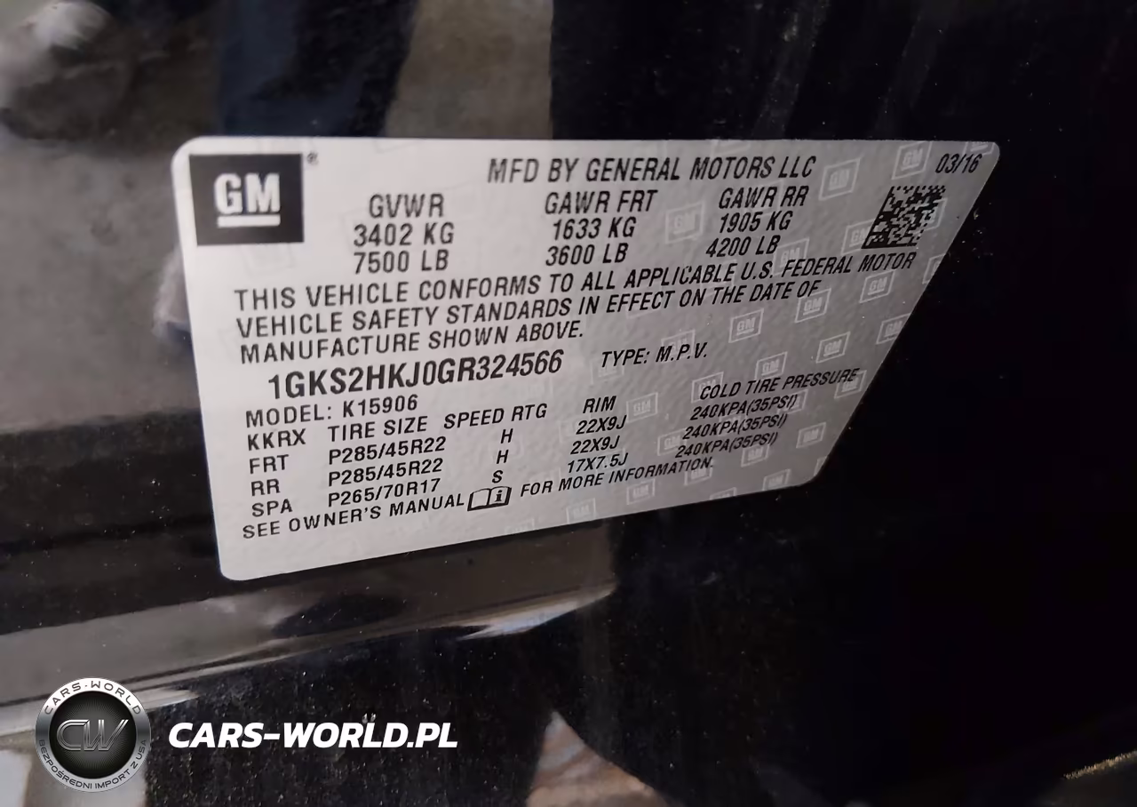2016 GMC Yukon Xl Denali VIN:1GKS2HKJ0GR324566 - 9
