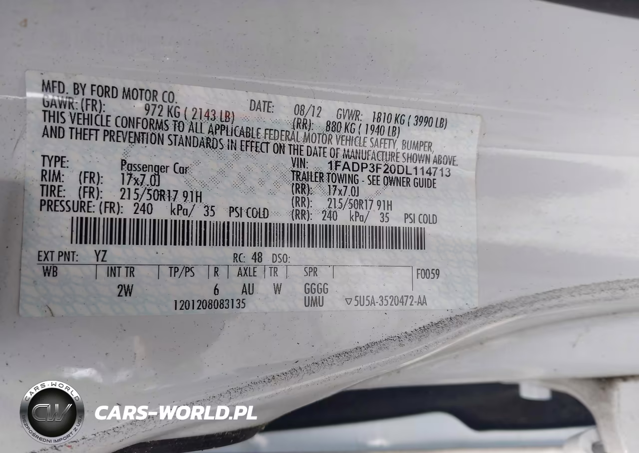 2013 Ford Focus Se VIN:1FADP3F20DL114713 - 9