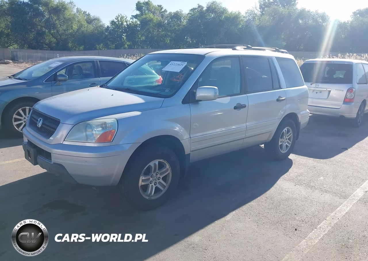 2003 Honda Pilot Ex-L VIN:2HKYF18663H505287 - 2