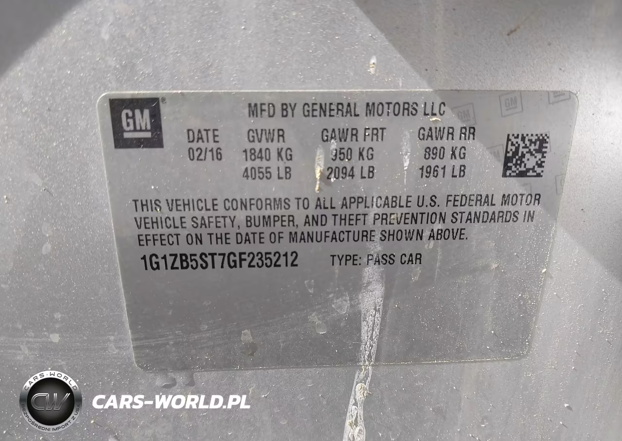 2016 Chevrolet Malibu Ls VIN:1G1ZB5ST7GF235212 - 9