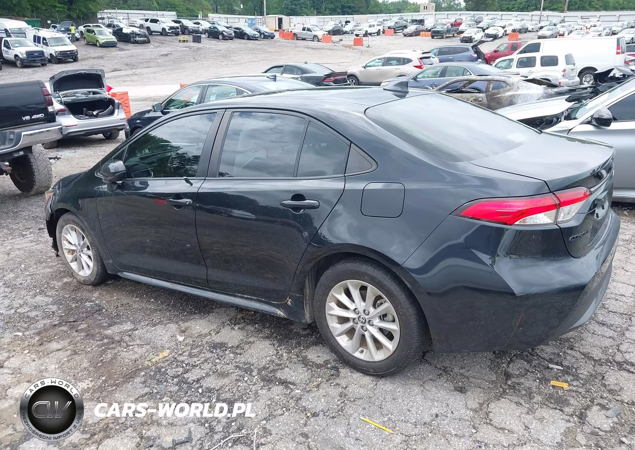 2021 Toyota Corolla Le VIN:JTDVPMAE1MJ161041 - 3