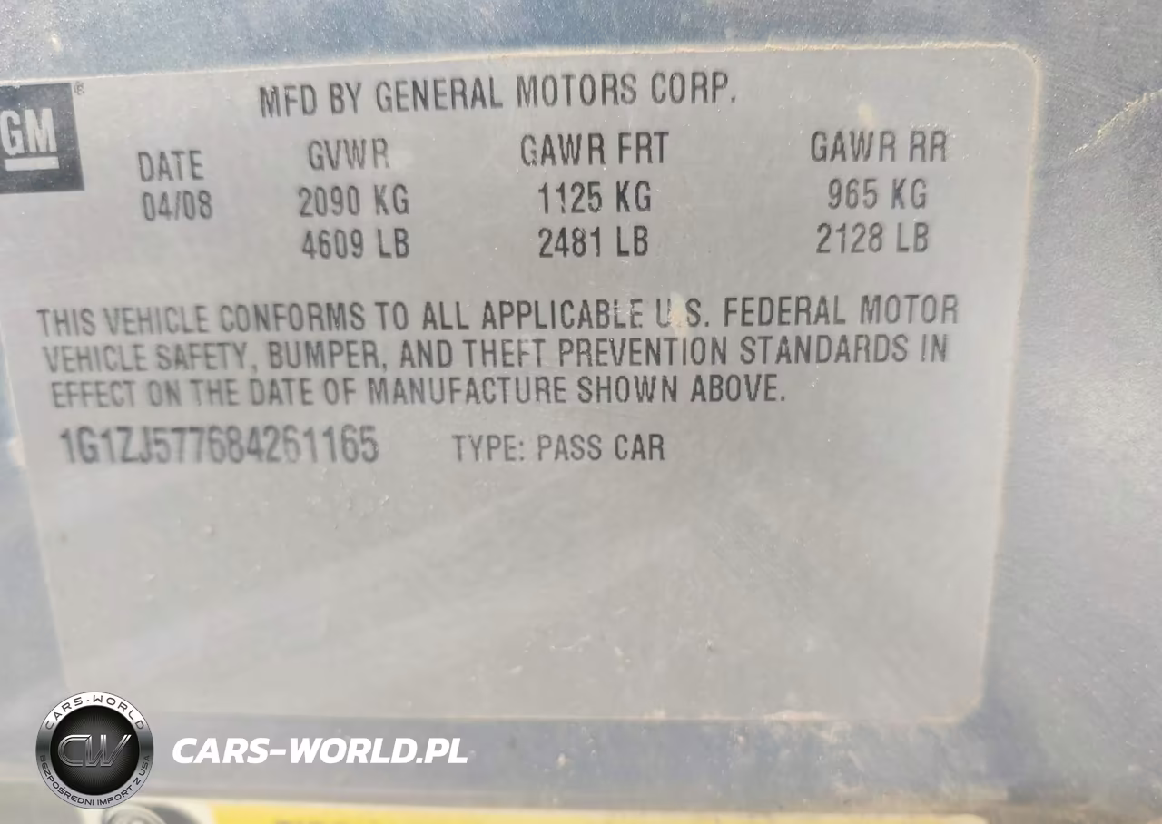 2008 Chevrolet Malibu Lt VIN:1G1ZJ577684261165 - 9