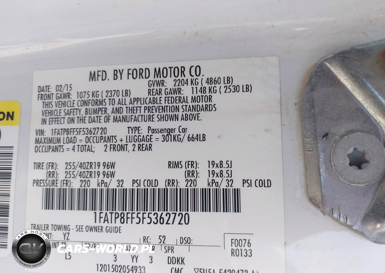 2015 Ford Mustang Gt Premium VIN:1FATP8FF5F5362720 - 9