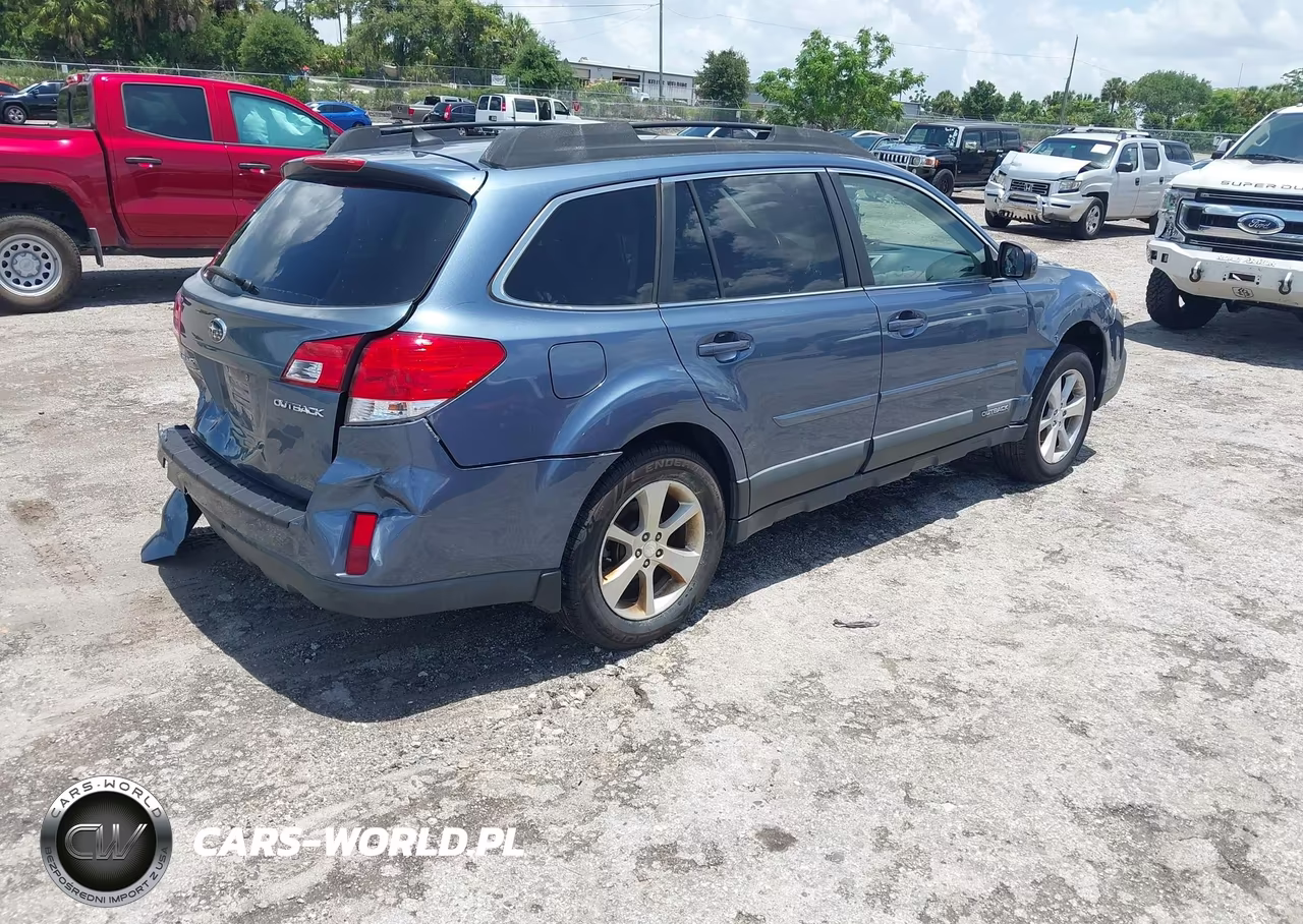 2013 Subaru Outback 2.5I Limited VIN:4S4BRCKC4D3241051 - 4