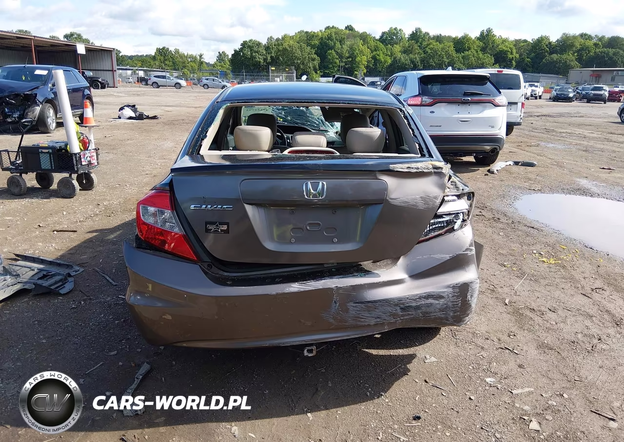 2012 Honda Civic Ex-L VIN:2HGFB2F97CH518436 - 16
