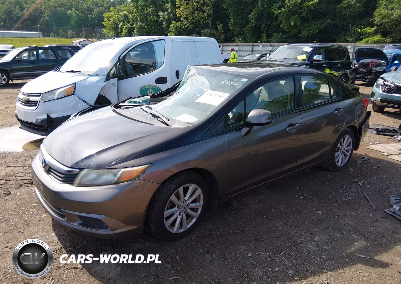 2012 Honda Civic Ex-L VIN:2HGFB2F97CH518436 - 2