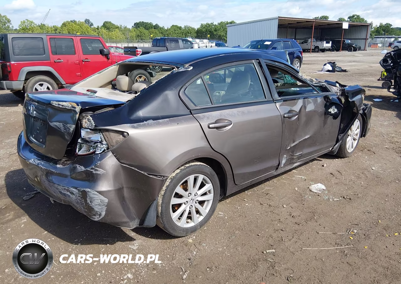 2012 Honda Civic Ex-L VIN:2HGFB2F97CH518436 - 4
