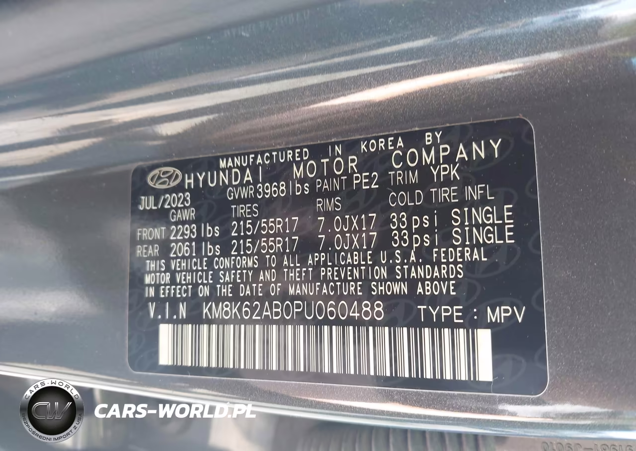 2023 Hyundai Kona Sel VIN:KM8K62AB0PU060488 - 9