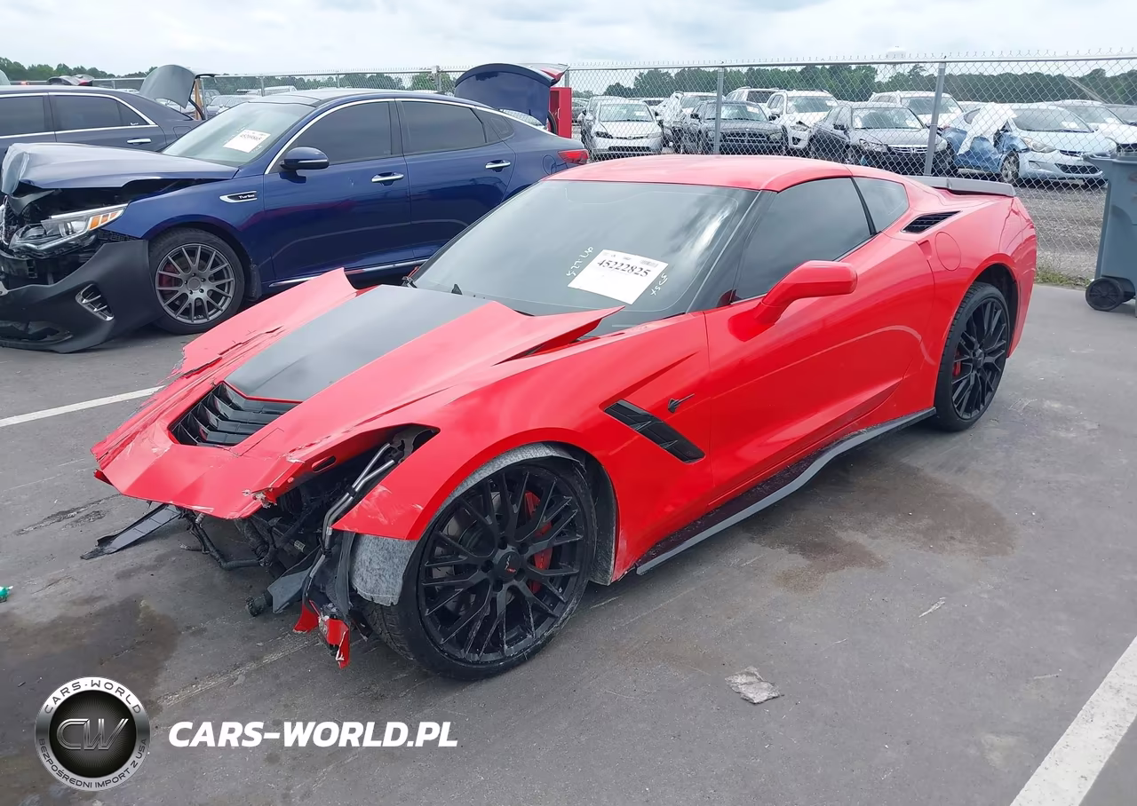 2016 Chevrolet Corvette Stingray Z51 VIN:1G1YM2D75G5116004 - 2