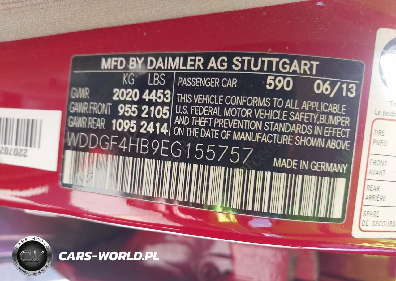 2014 Mercedes-Benz C 250 Sport VIN:WDDGF4HB9EG155757 - 9