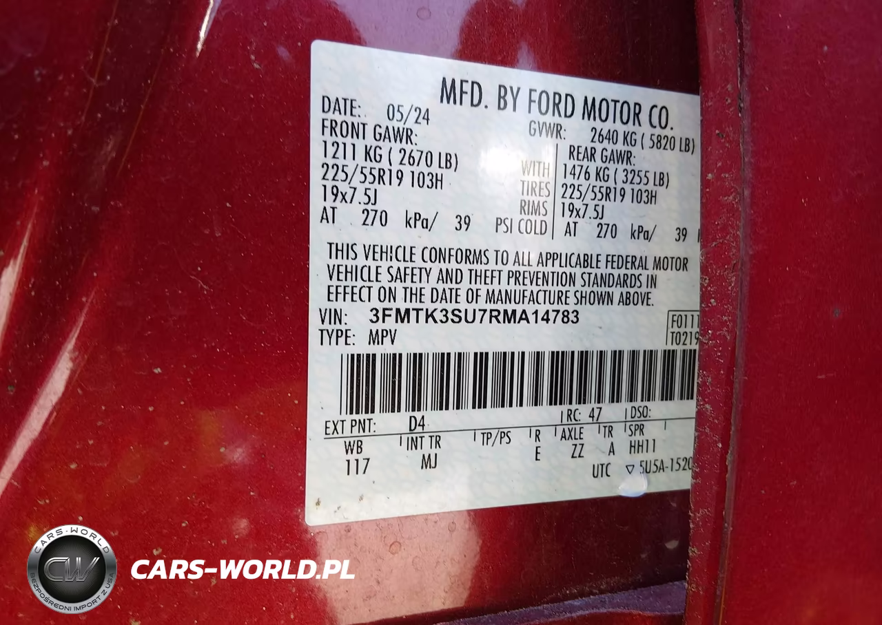 2024 Ford Mustang Mach-E Premium VIN:3FMTK3SU7RMA14783 - 9