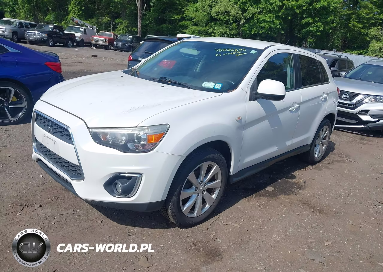 2014 Mitsubishi Outlander Sport Se VIN:4A4AR4AU2EE025973 - 2