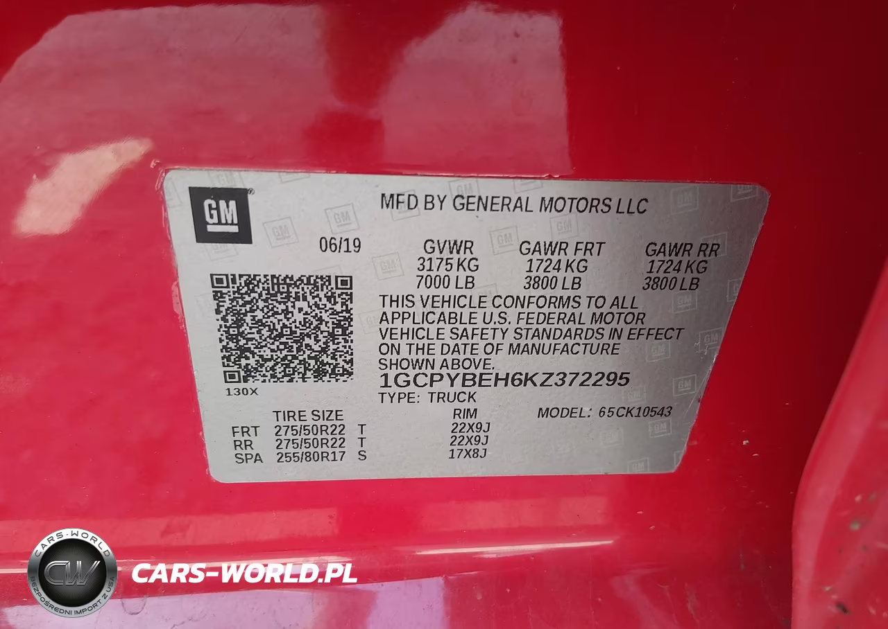 2019 Chevrolet Silverado 1500 Custom VIN:1GCPYBEH6KZ372295 - 9