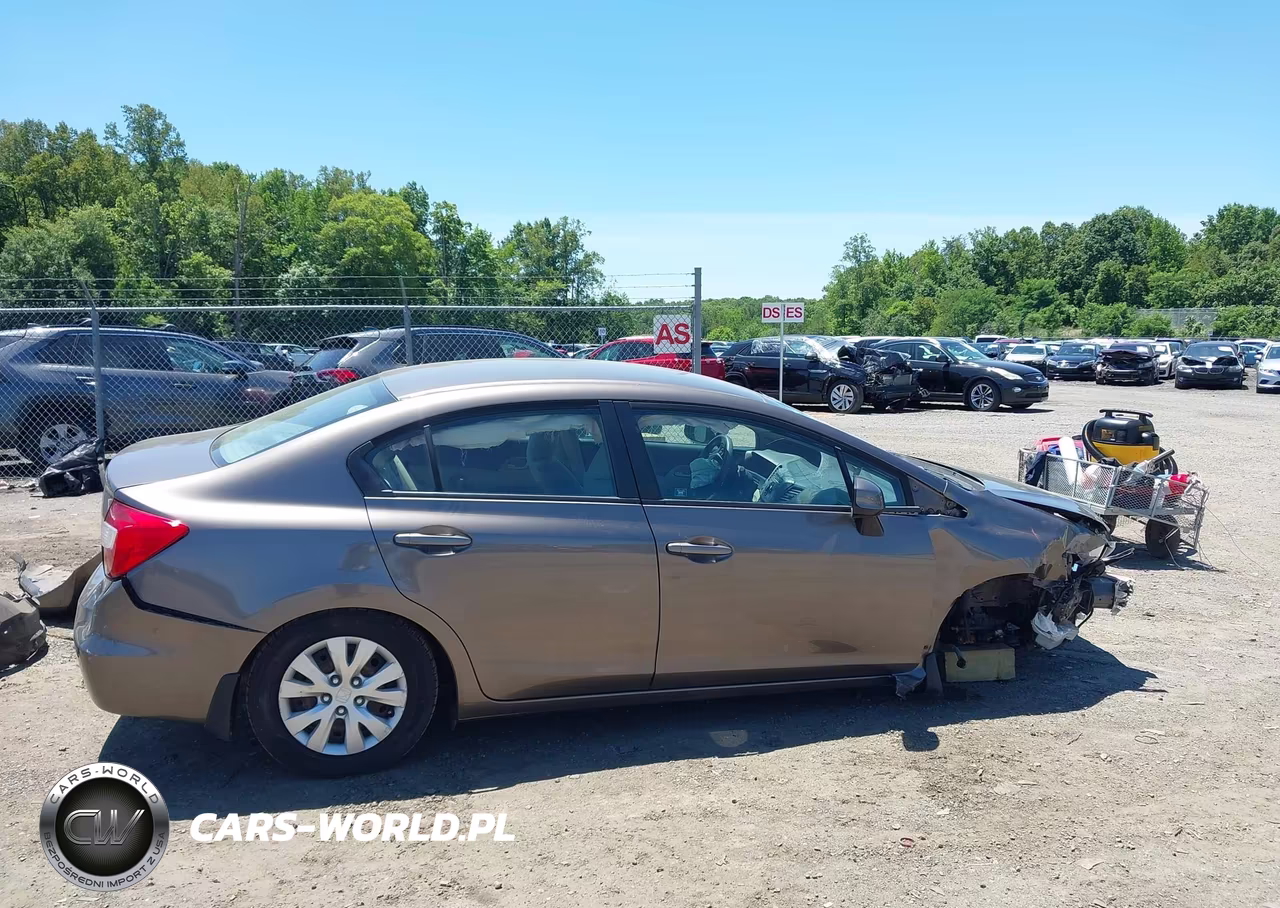 2012 Honda Civic Lx VIN:2HGFB2F5XCH581219 - 13