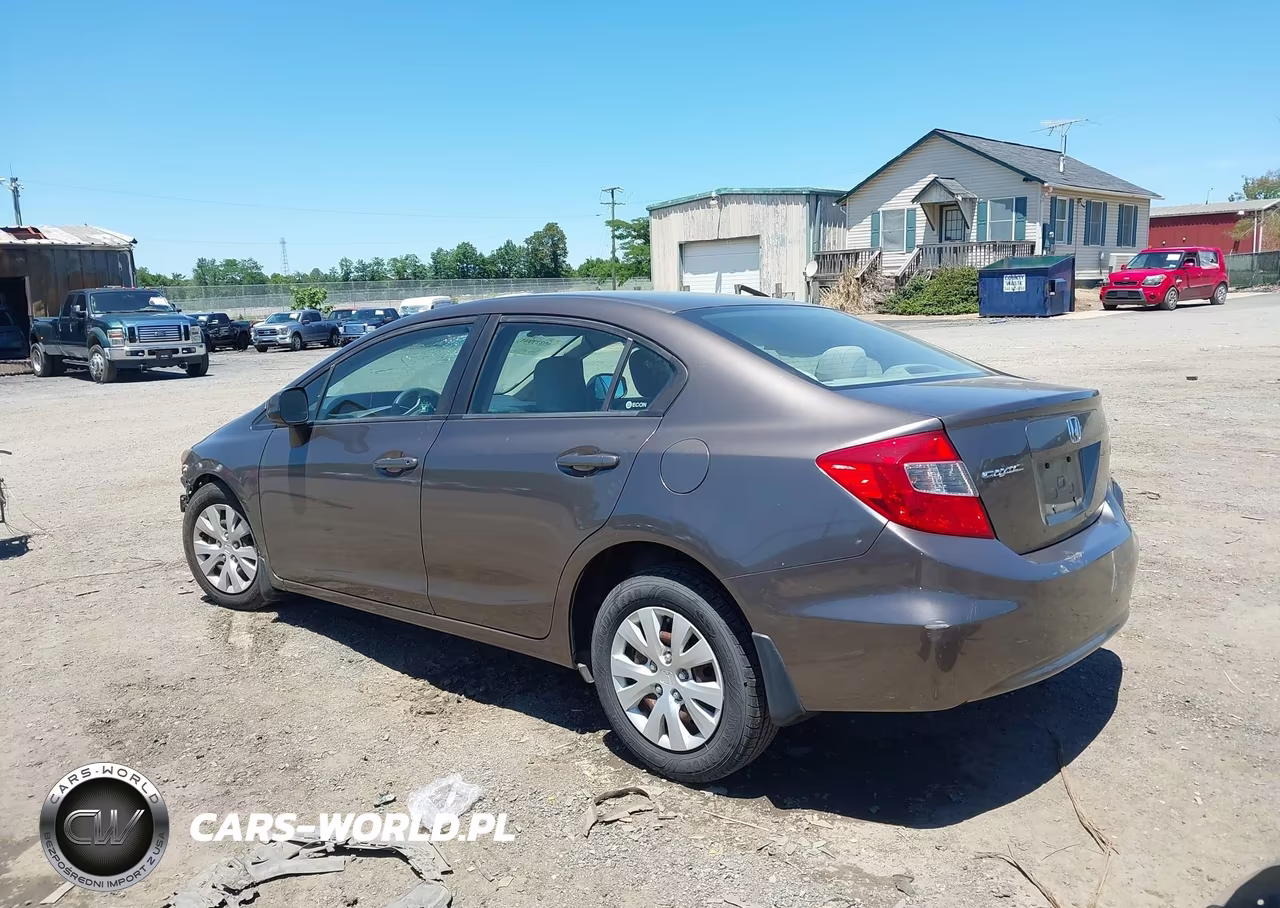 2012 Honda Civic Lx VIN:2HGFB2F5XCH581219 - 3