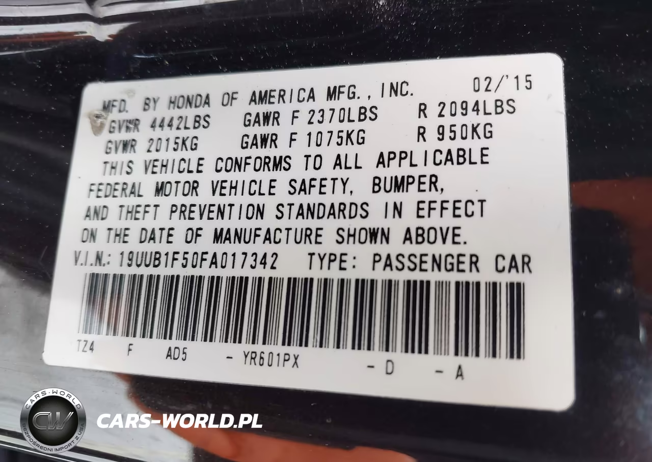 2015 Acura Tlx Tech VIN:19UUB1F50FA017342 - 9
