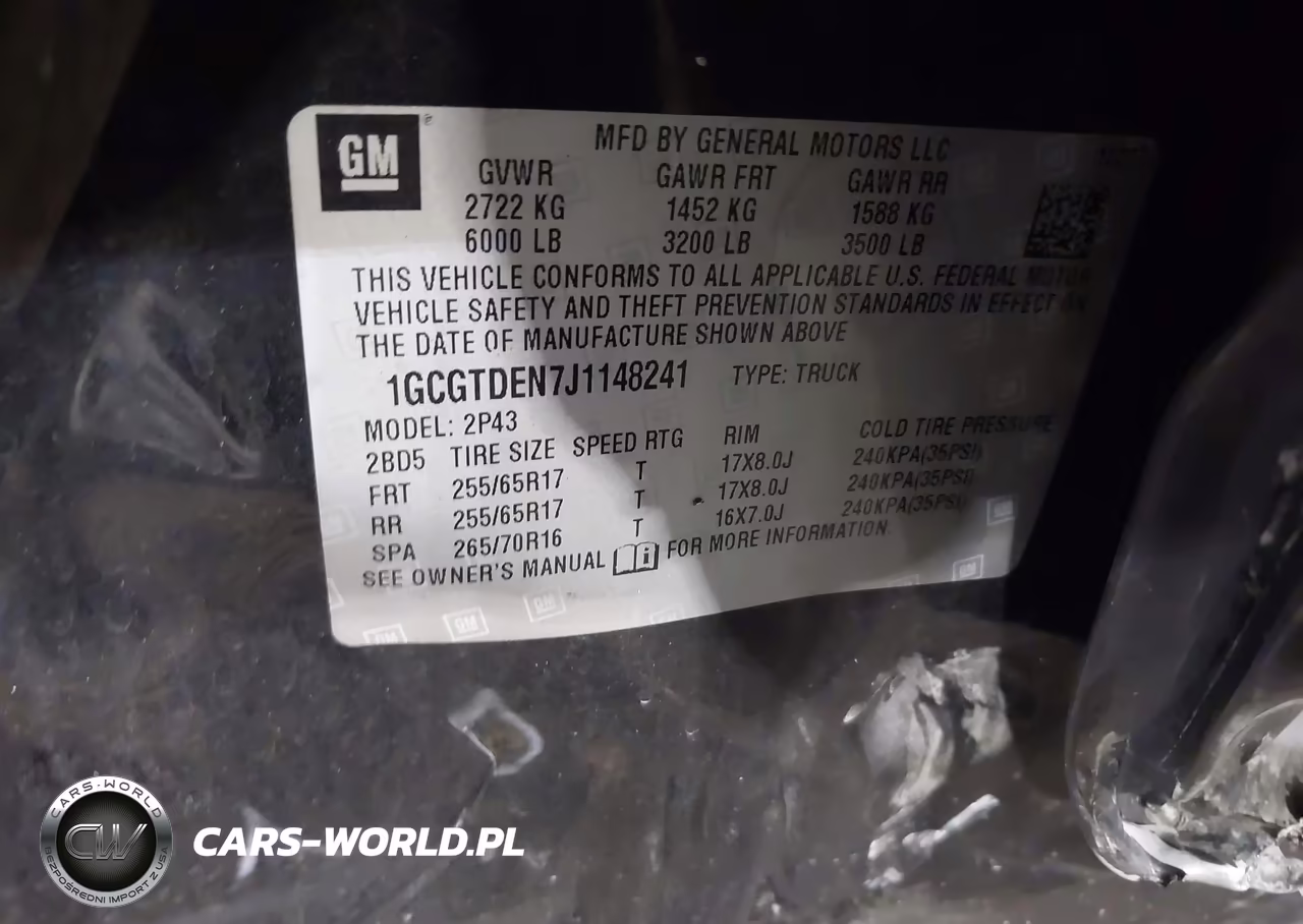 2018 Chevrolet Colorado Z71 VIN:1GCGTDEN7J1148241 - 9