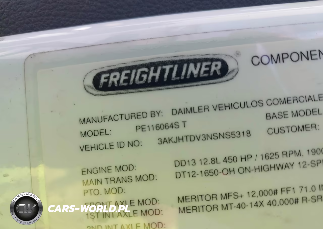 2022 Freightliner New Cascadia 116 VIN:3AKJHTDV3NSNS5318 - 8