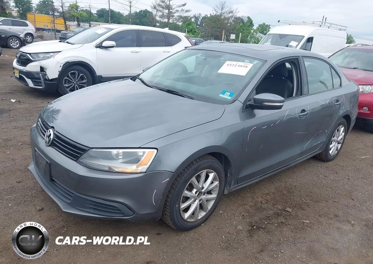 2012 Volkswagen Jetta 2.5L Se VIN:3VWDP7AJXCM305095 - 2