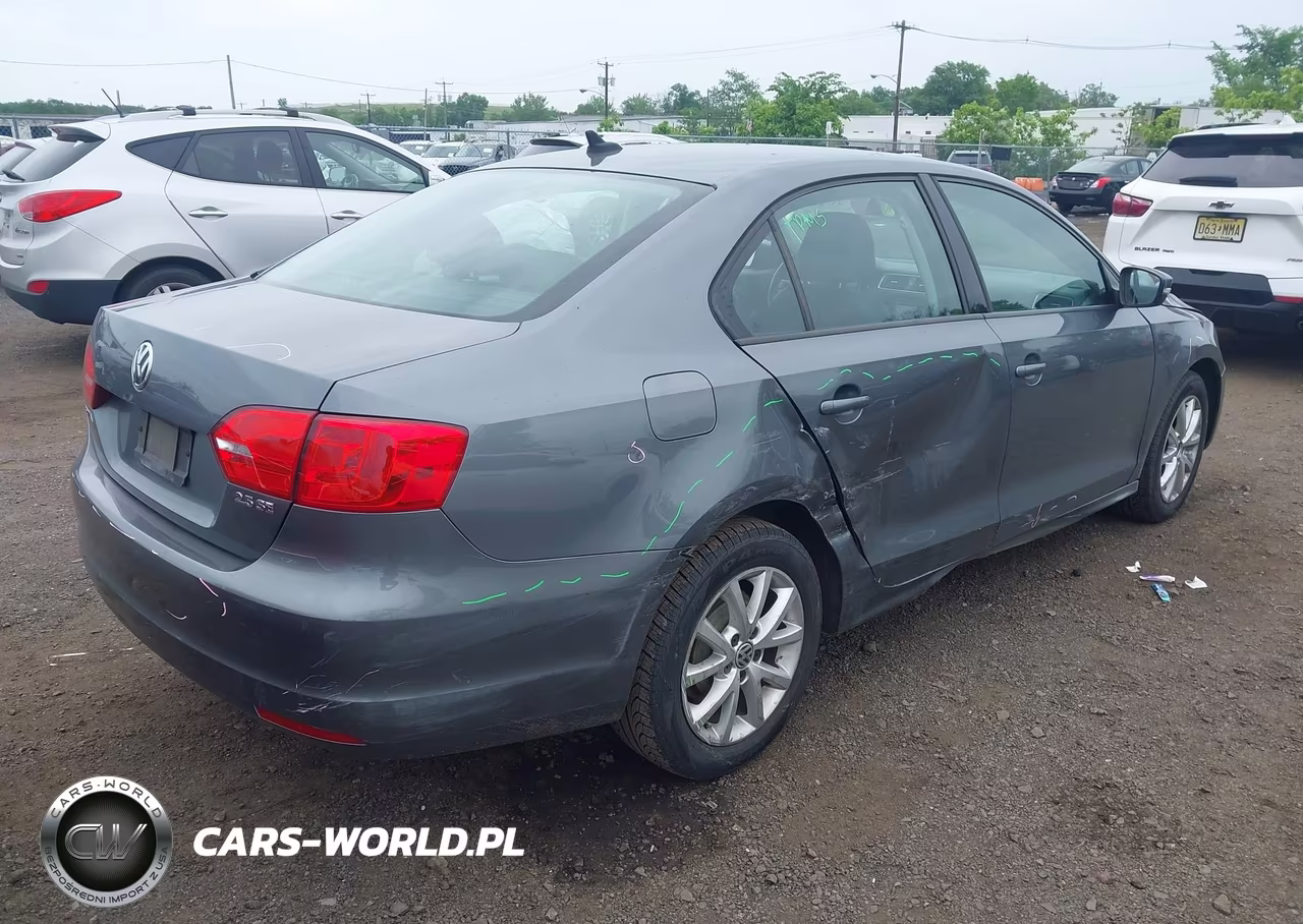 2012 Volkswagen Jetta 2.5L Se VIN:3VWDP7AJXCM305095 - 4