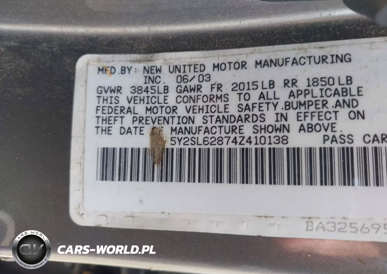 2004 Pontiac Vibe VIN:5Y2SL62874Z410138 - 9