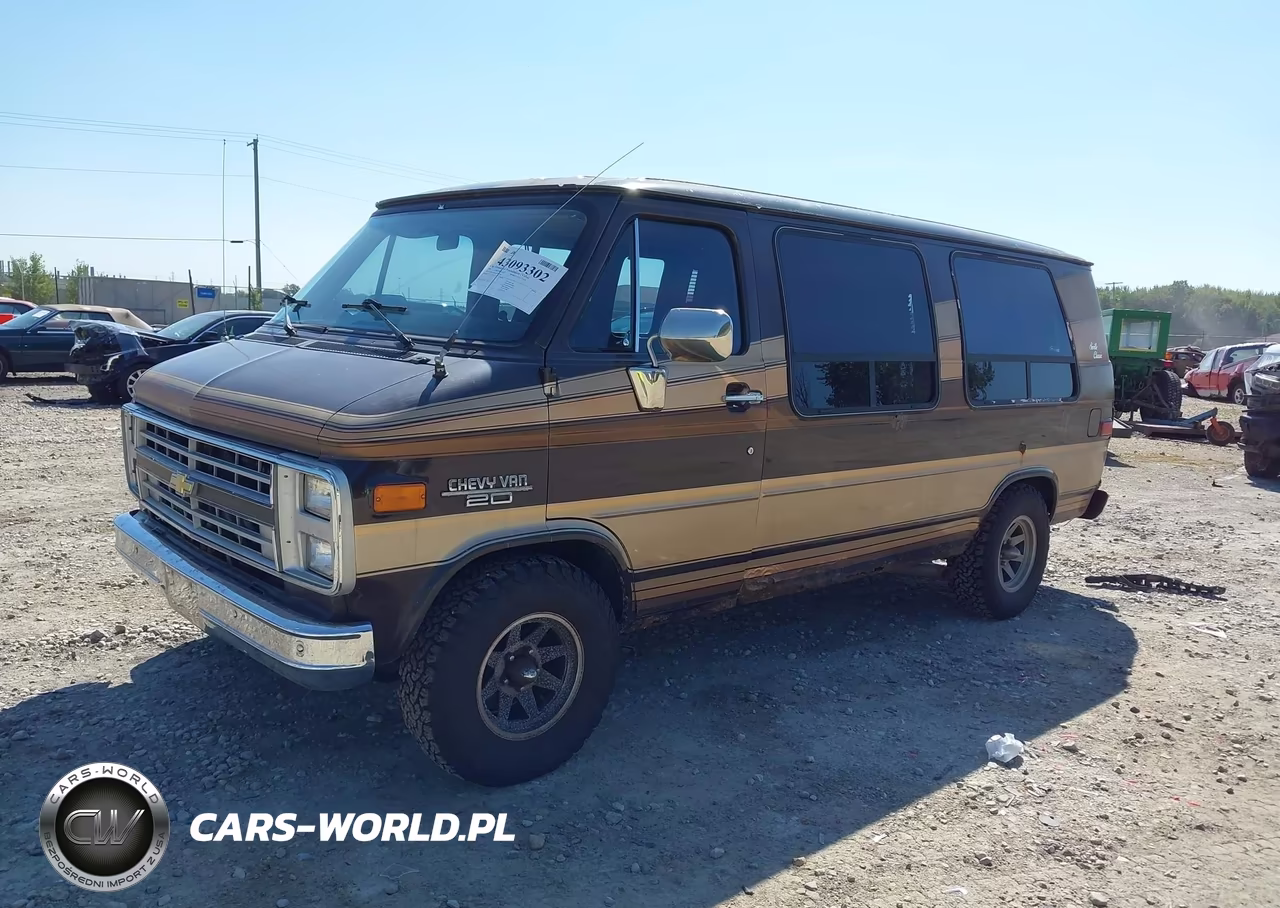1987 Chevrolet Sportvan - Van G20 VIN:1GBEG25K6H7141203 - 2