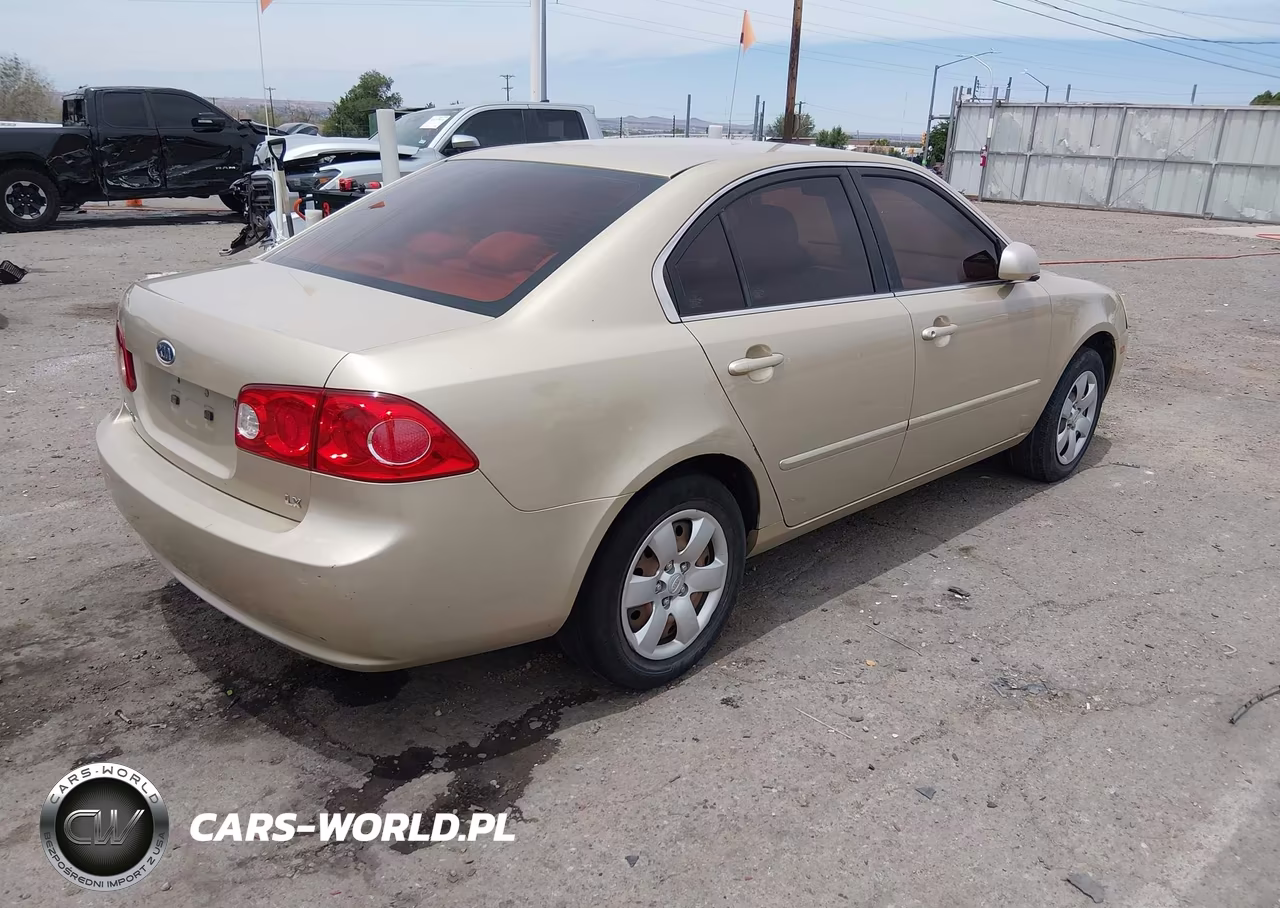 2008 Kia Optima Lx VIN:KNAGE123085167709 - 4