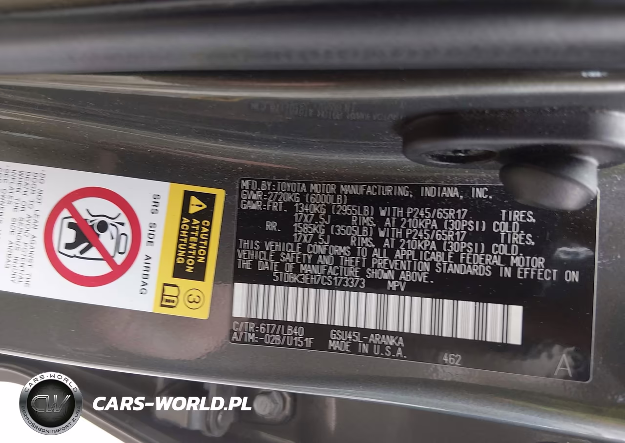 2012 Toyota Highlander Se V6 VIN:5TDBK3EH7CS173373 - 9