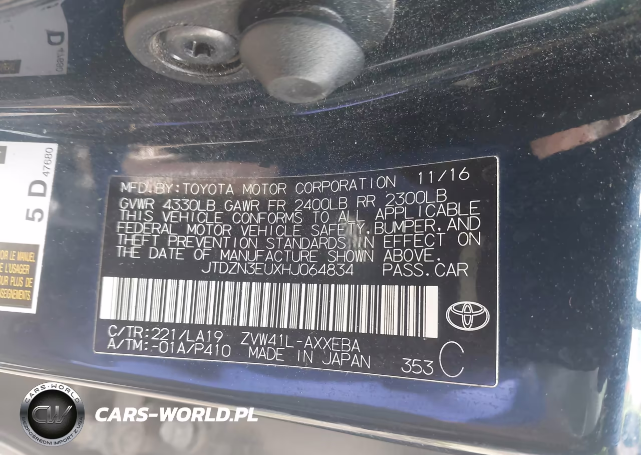 2017 Toyota Prius V Four VIN:JTDZN3EUXHJ064834 - 9