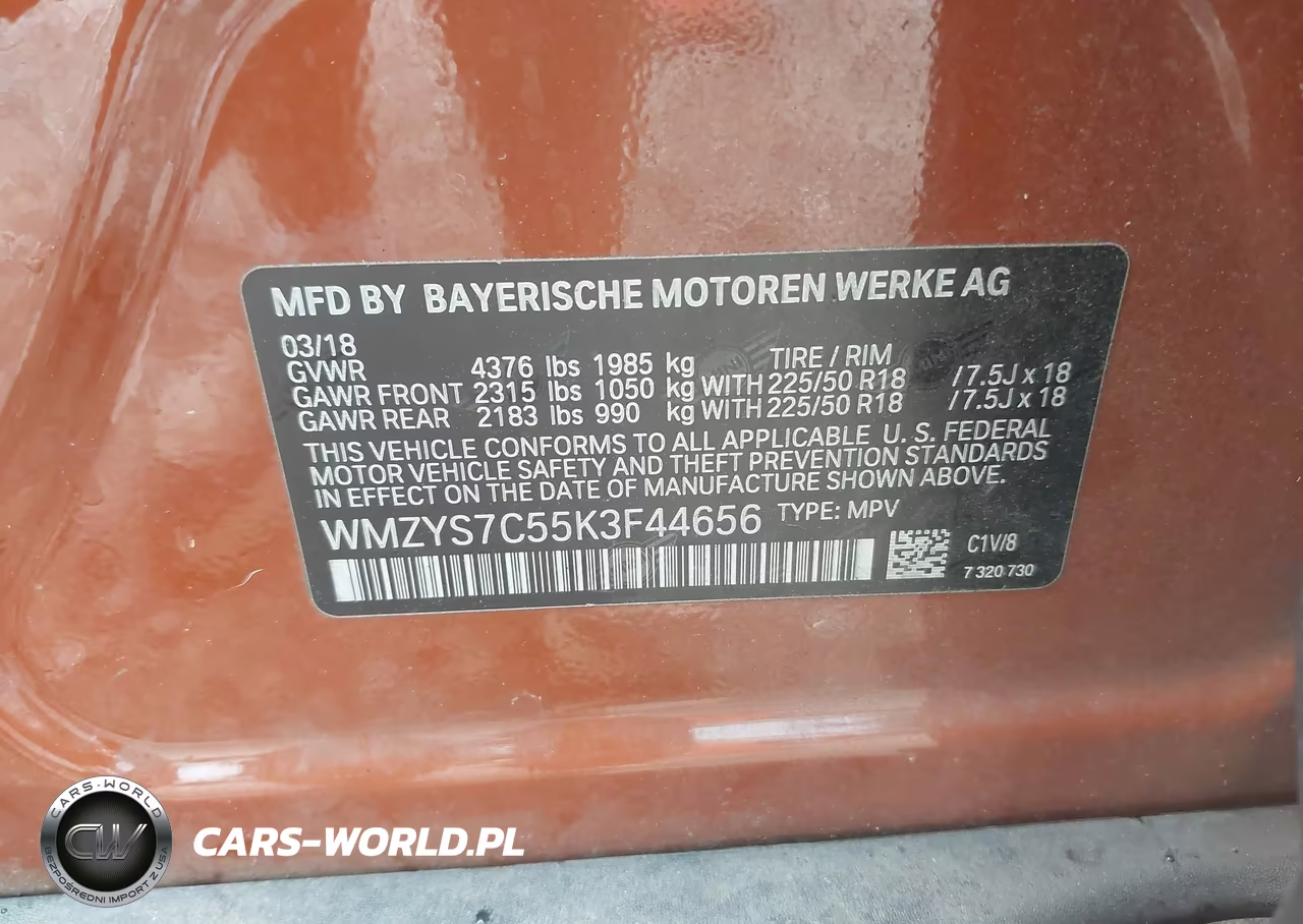 2019 Mini Countryman Cooper VIN:WMZYS7C55K3F44656 - 9