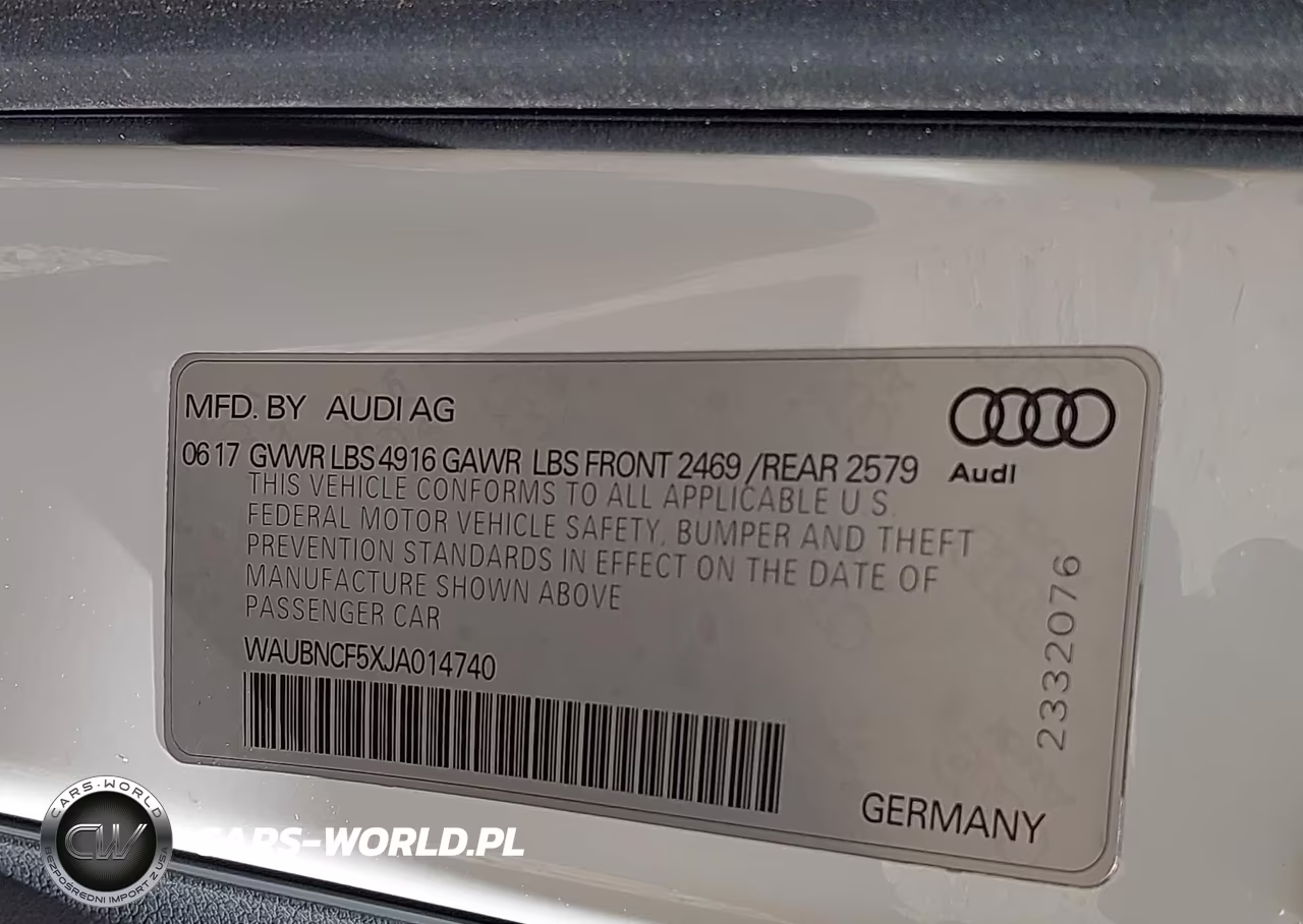 2018 Audi A5 2.0T Premium VIN:WAUBNCF5XJA014740 - 9
