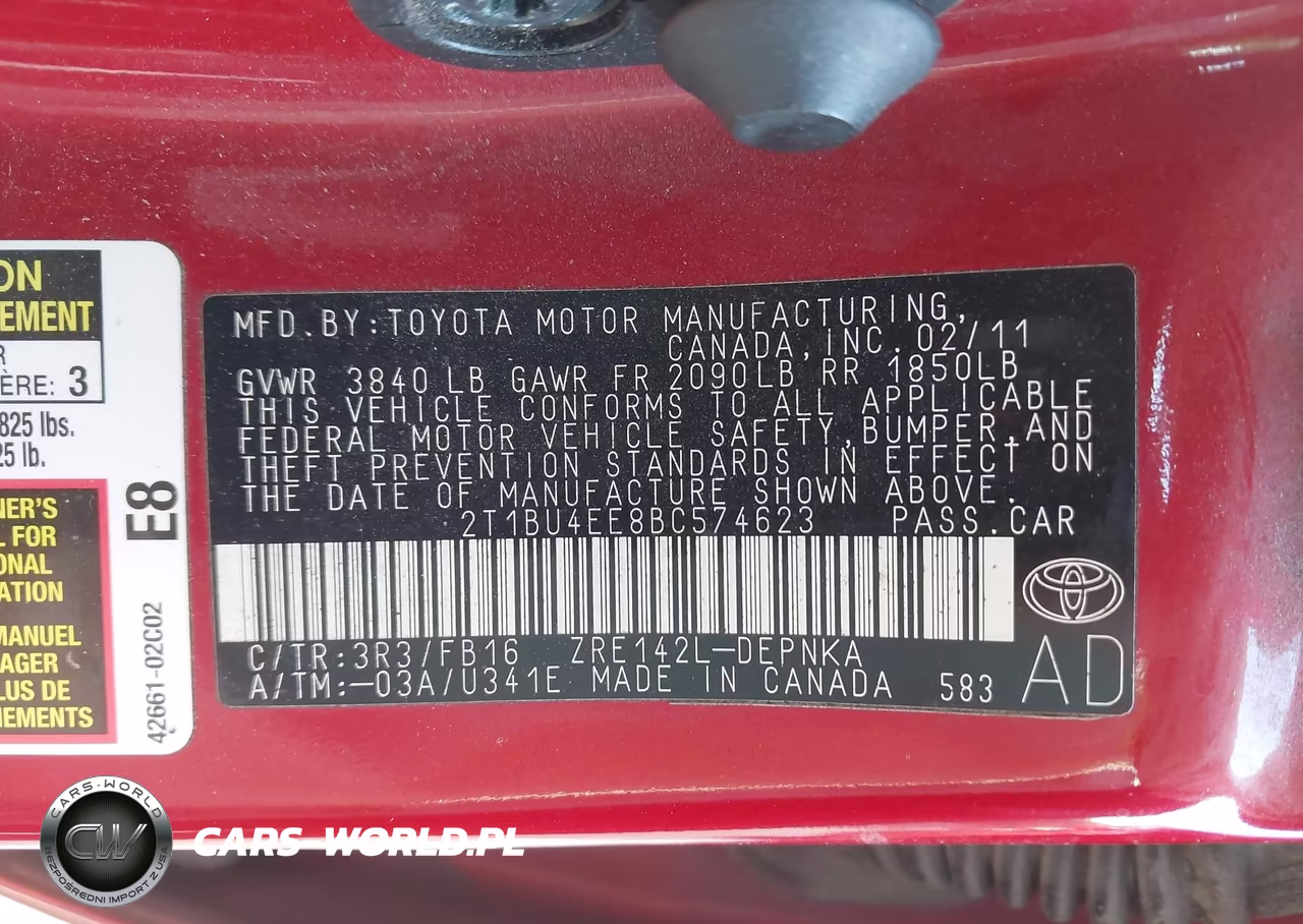 2011 Toyota Corolla Le VIN:2T1BU4EE8BC574623 - 9
