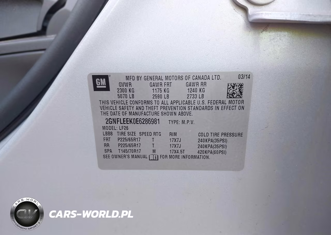 2014 Chevrolet Equinox Ls VIN:2GNFLEEK0E6286981 - 9
