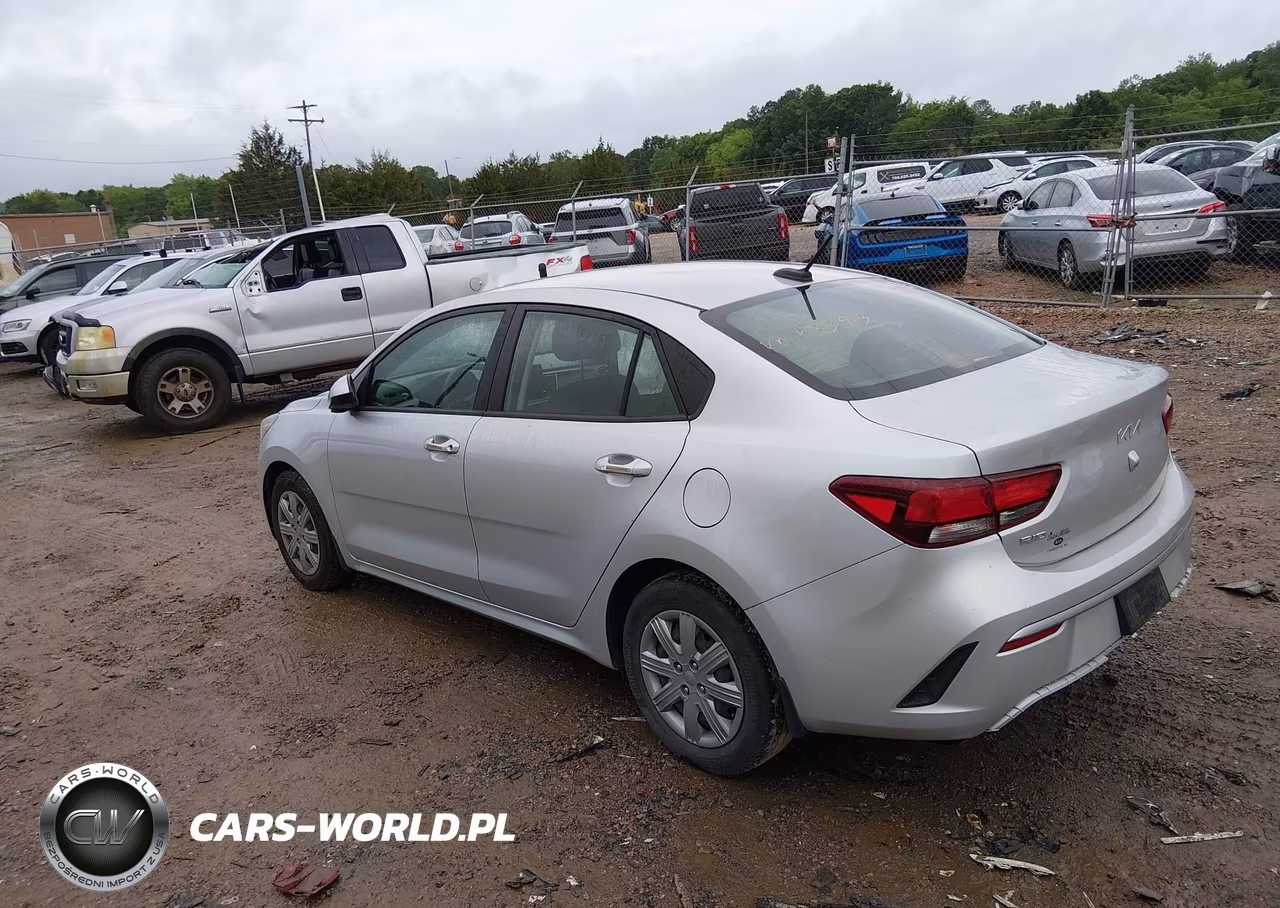2022 Kia Rio Lx VIN:3KPA24AD8NE433913 - 3