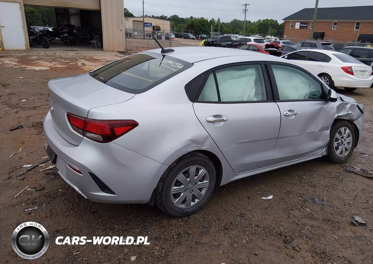 2022 Kia Rio Lx VIN:3KPA24AD8NE433913 - 4