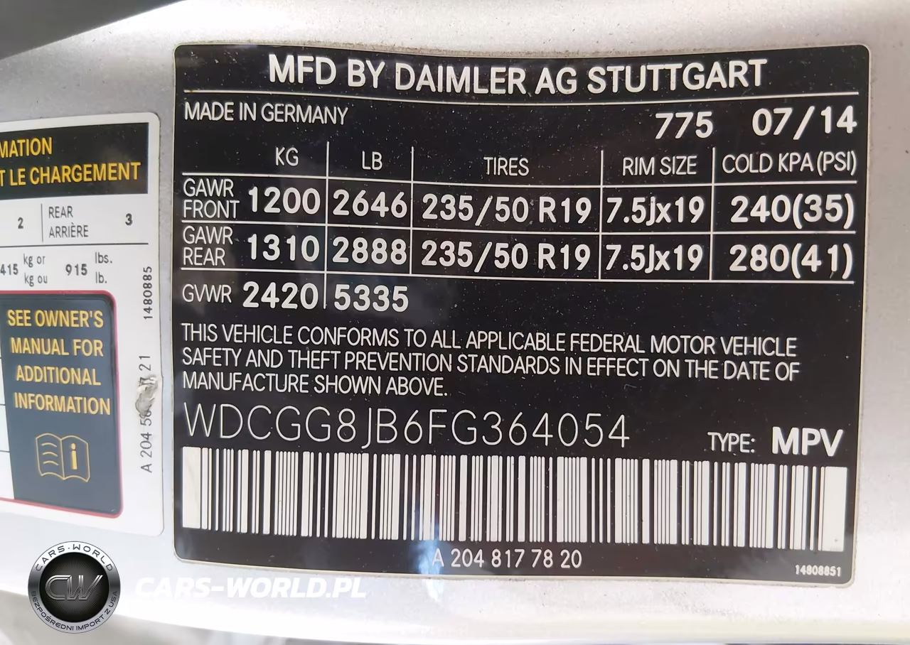 2015 Mercedes-Benz Glk 350 4Matic VIN:WDCGG8JB6FG364054 - 9