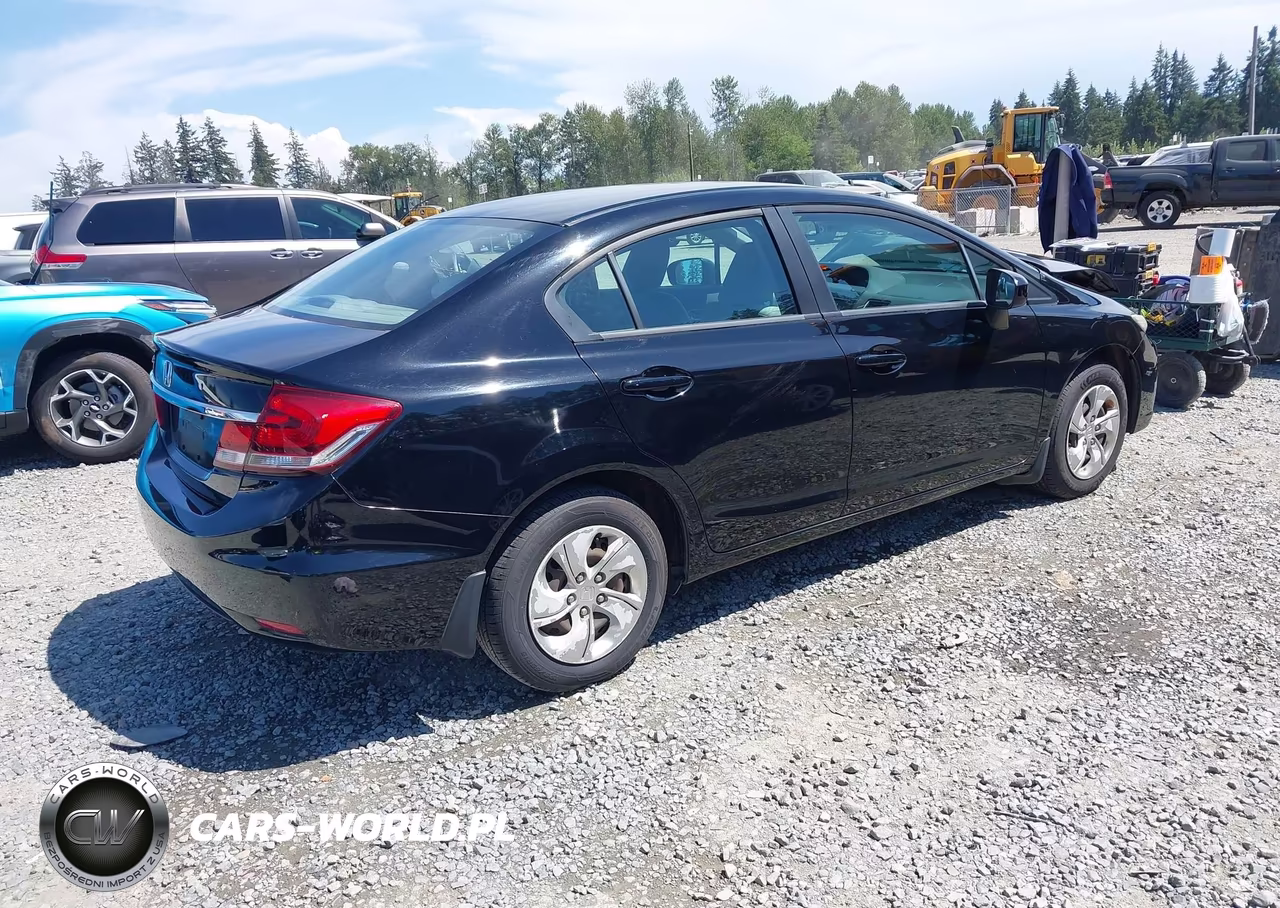 2014 Honda Civic Lx VIN:19XFB2F52EE013818 - 4