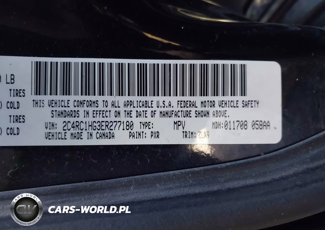 2014 Chrysler Town & Country S VIN:2C4RC1HG3ER277180 - 9