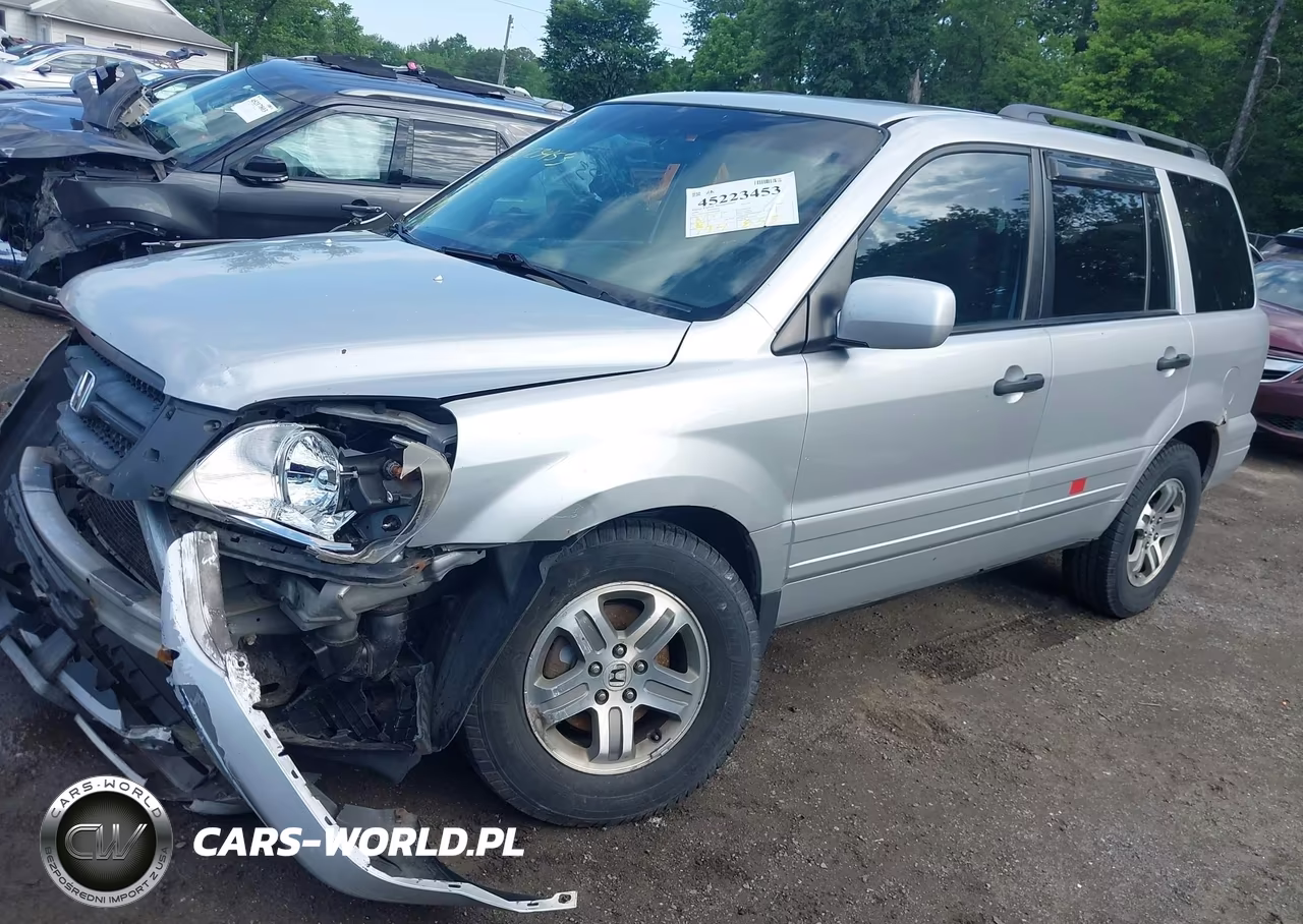 2004 Honda Pilot Ex VIN:2HKYF18454H624044 - 2