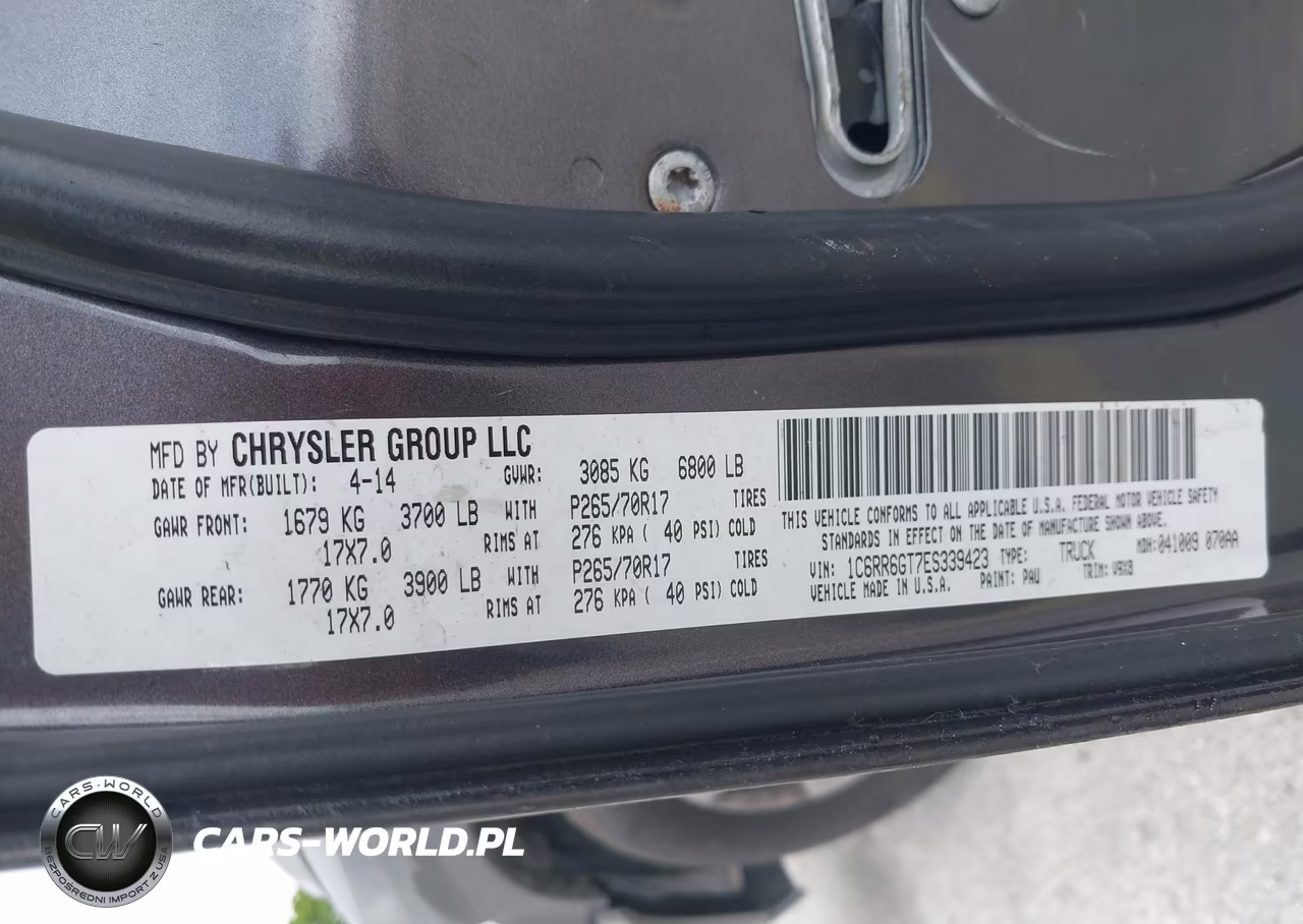 2014 Ram 1500 Slt VIN:1C6RR6GT7ES339423 - 9
