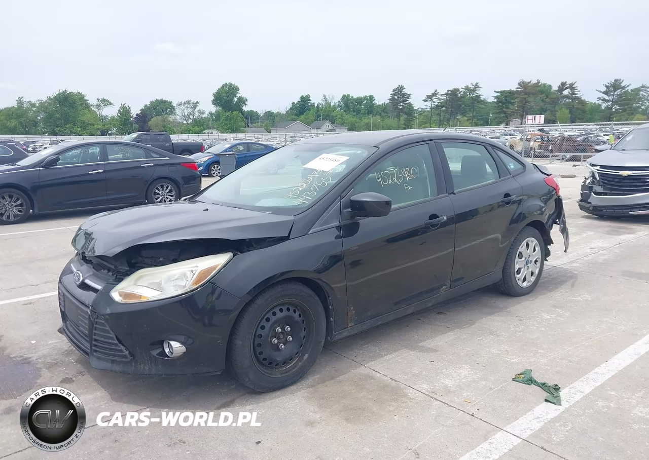 2012 Ford Focus Se VIN:1FAHP3F21CL336015 - 2