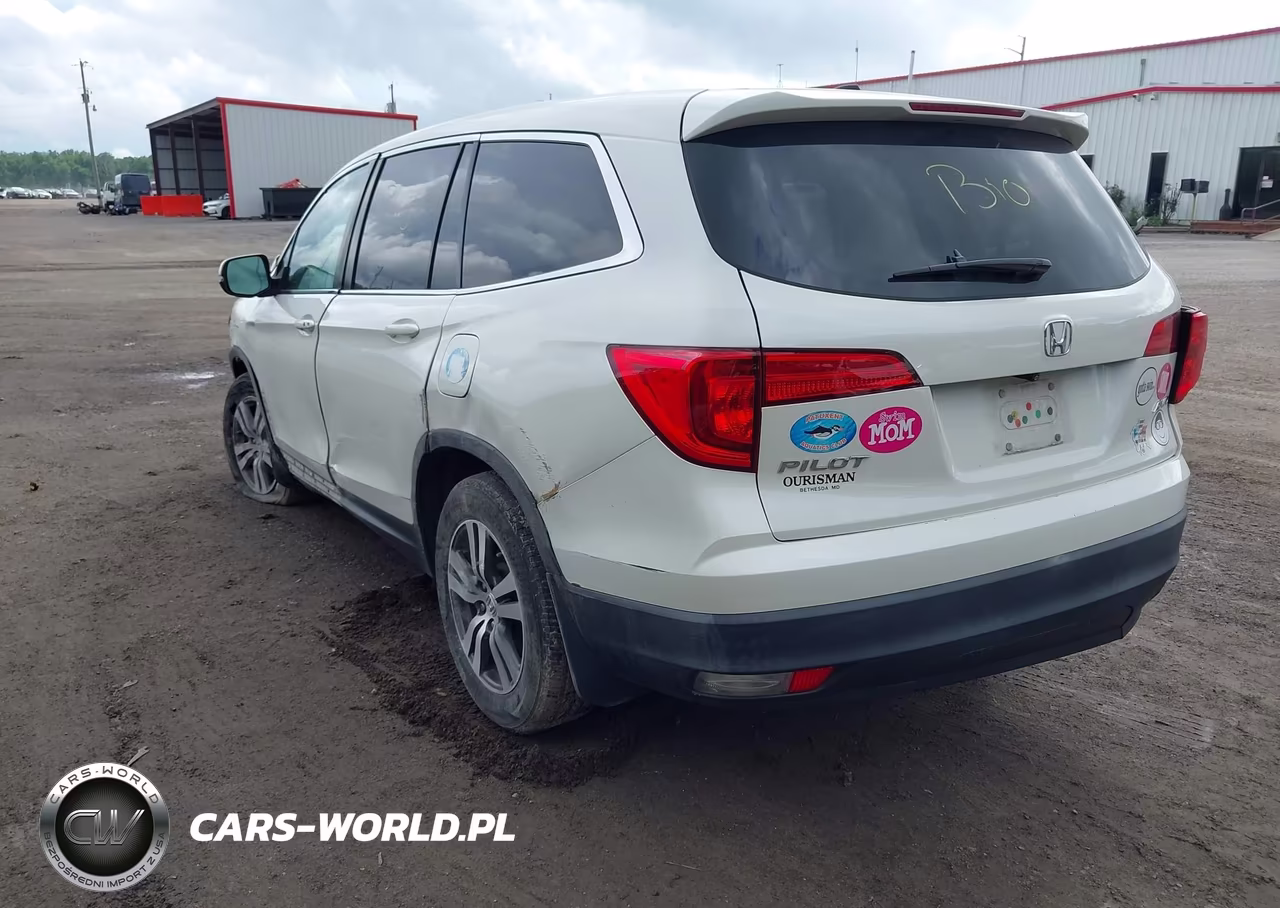 2016 Honda Pilot Ex-L VIN:5FNYF6H7XGB051832 - 3