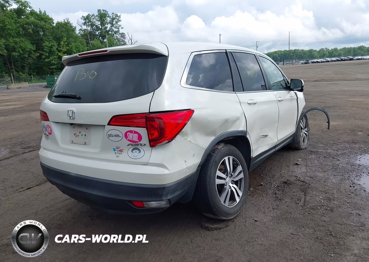 2016 Honda Pilot Ex-L VIN:5FNYF6H7XGB051832 - 4