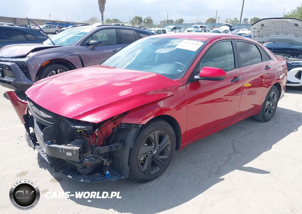 2021 Hyundai Elantra Sel VIN:KMHLM4AG8MU066455 - 2