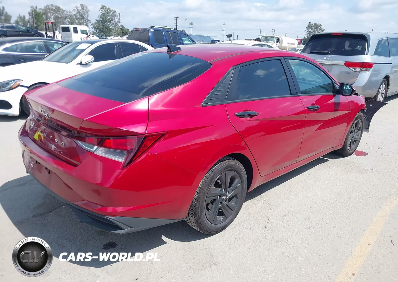 2021 Hyundai Elantra Sel VIN:KMHLM4AG8MU066455 - 4
