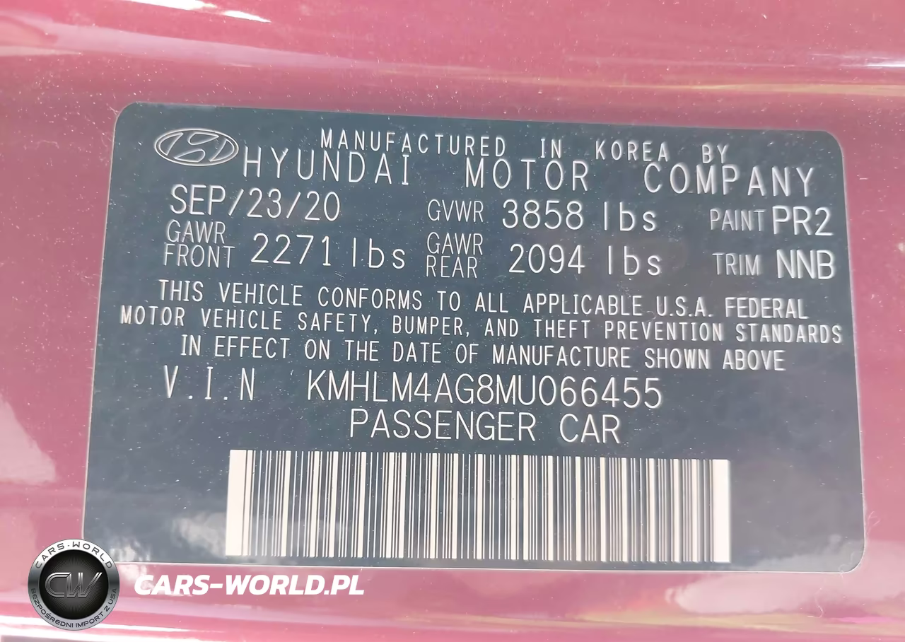 2021 Hyundai Elantra Sel VIN:KMHLM4AG8MU066455 - 9