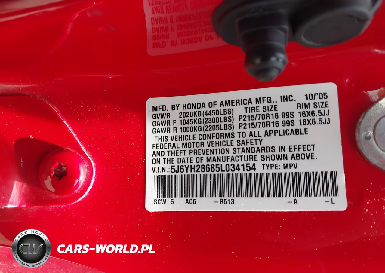 2005 Honda Element Ex VIN:5J6YH28685L034154 - 9