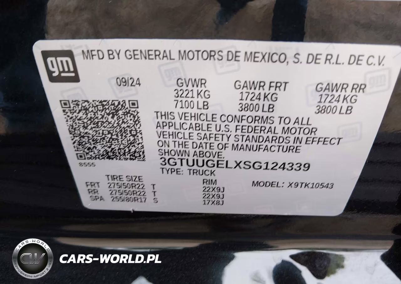 2025 GMC Sierra 1500 4Wd Short Box Denali VIN:3GTUUGELXSG124339 - 9