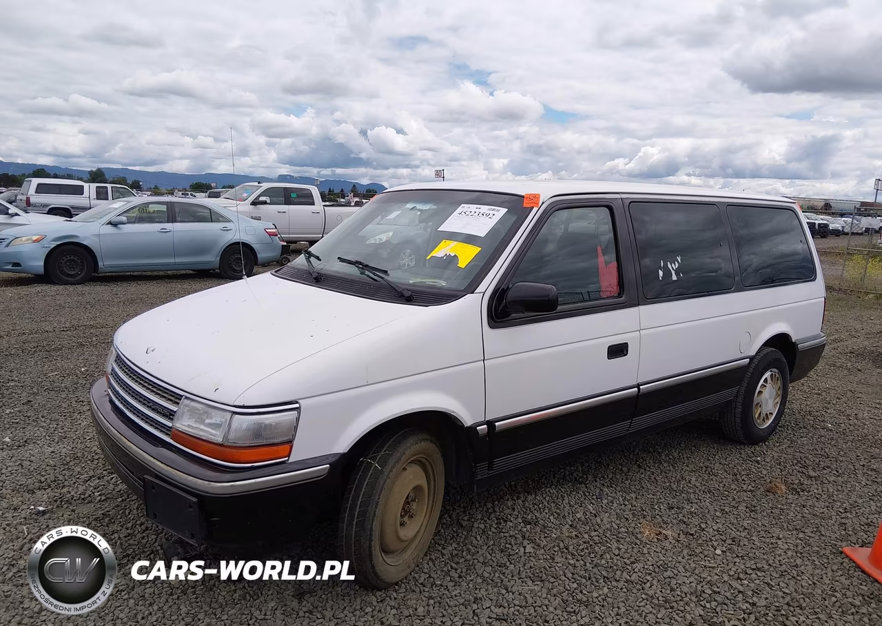 1992 Plymouth Grand Voyager Le VIN:1P4GH54R9NX185267 - 2